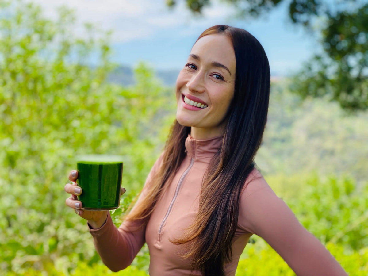 Maggie Q's Sugar-Free Green Juice | Qeep Up